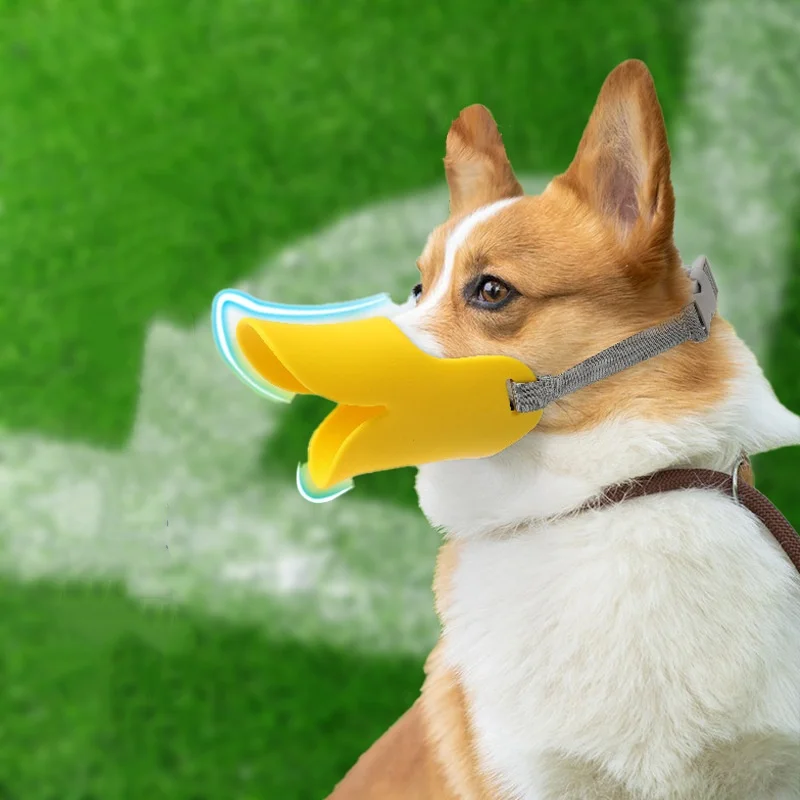 Dog Muzzle Silicone - Мягкий регулируемый силиконовый намордник для маленьких