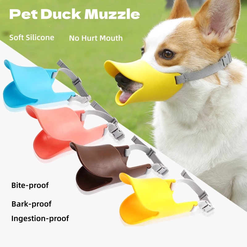 Dog Muzzle Silicone - Милый намордник для собак в форме