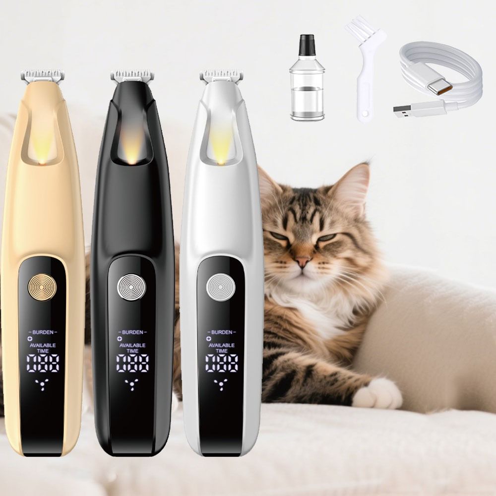 Pet Supplies Nail Trim - LED-триммер для когтей животных с ЖК-дисплеем,