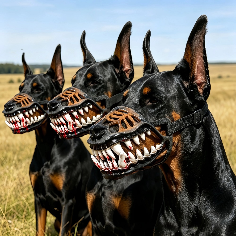 3D-реалистичный намордник для  – обзор и цена Dog Muzzle Silicone
