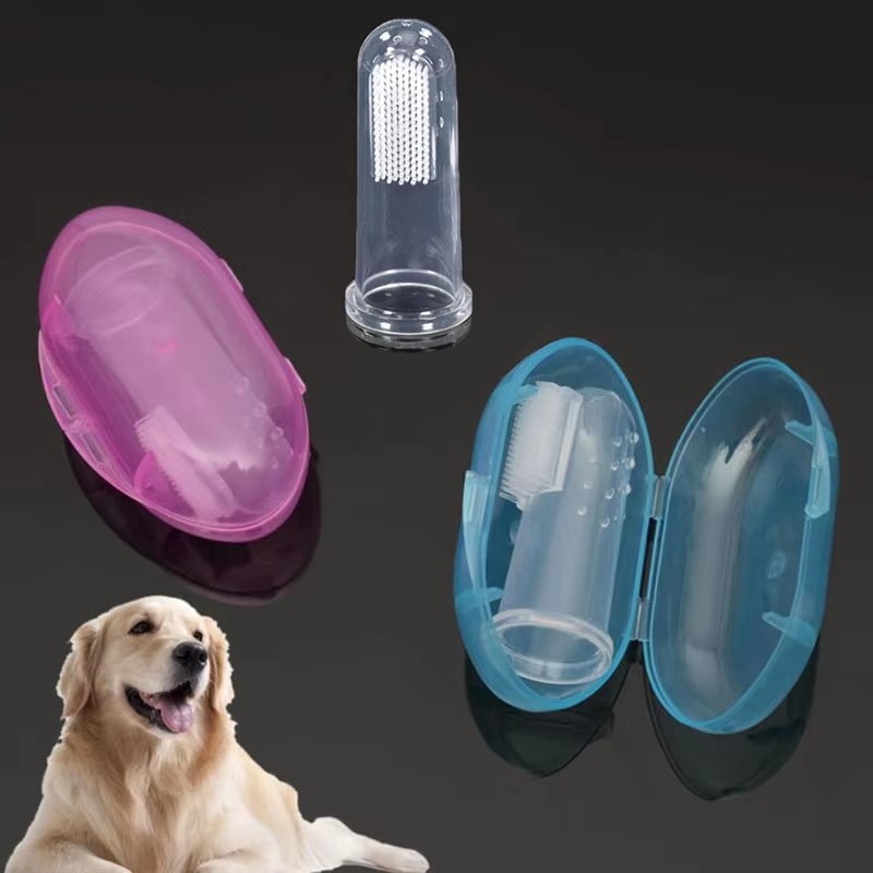 Мягкая силиконовая зубная щетк – обзор и цена Dog Muzzle Silicone
