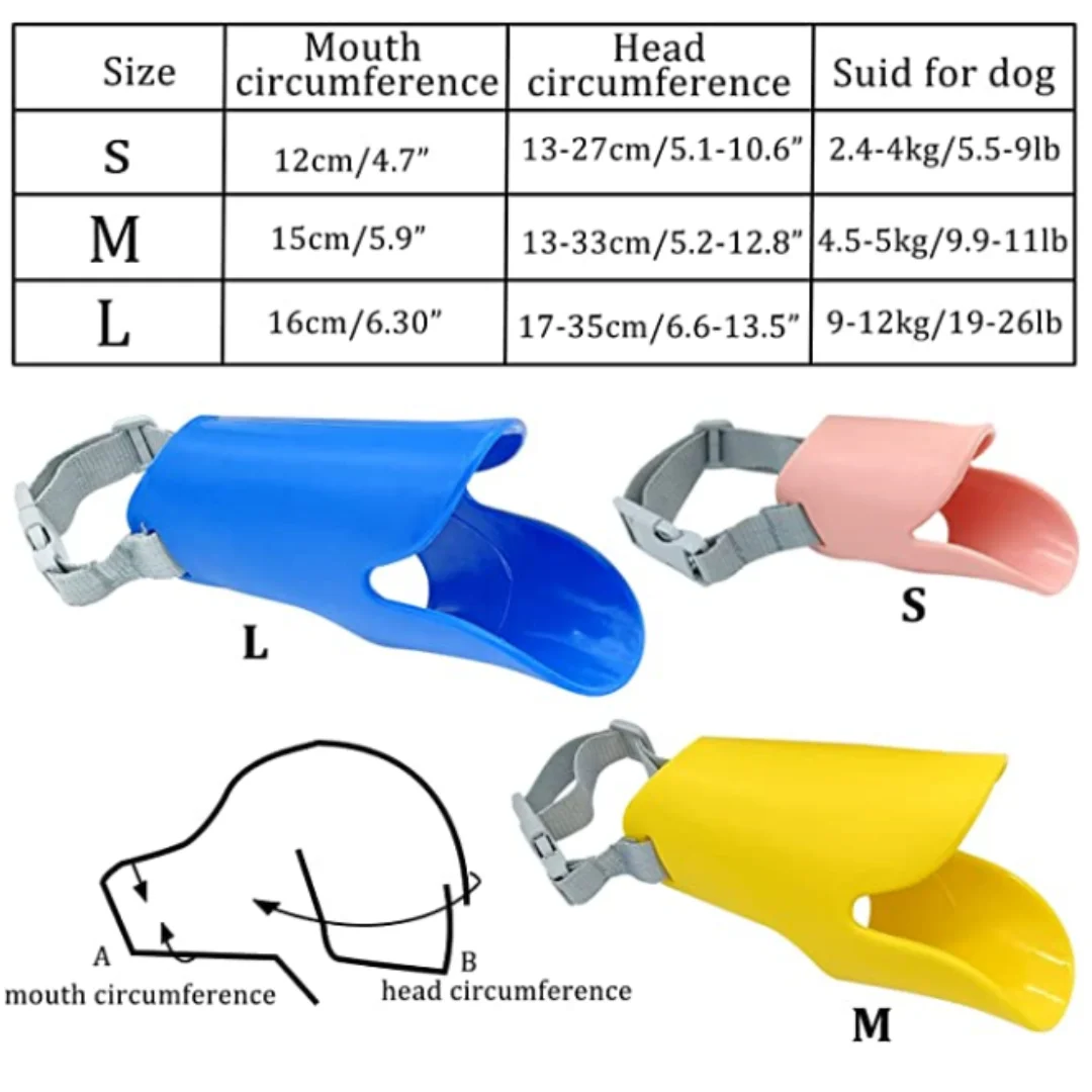 Силиконовый намордник для соба – обзор и цена Dog Muzzle Silicone