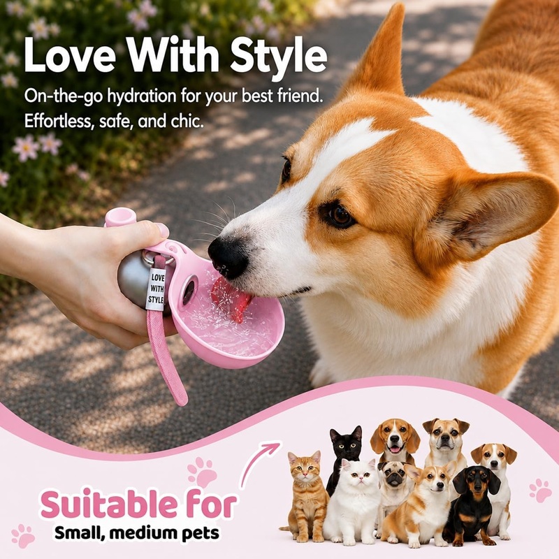 Бутылка для воды для собак из  – обзор и цена Pet Supplies Coupon