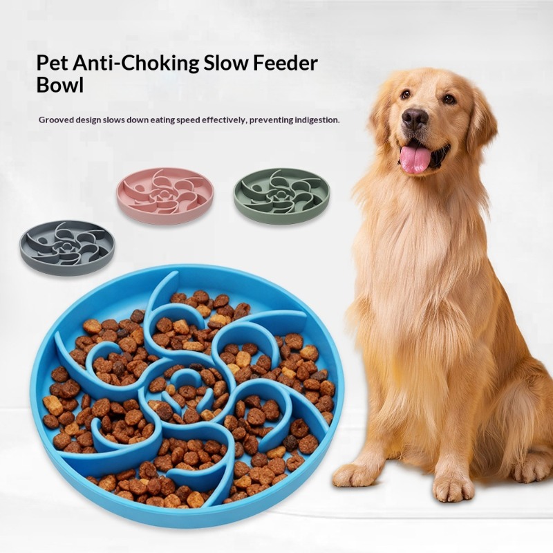 Силиконовая миска для медленно – обзор и цена Slow Feeder Dog Bowl