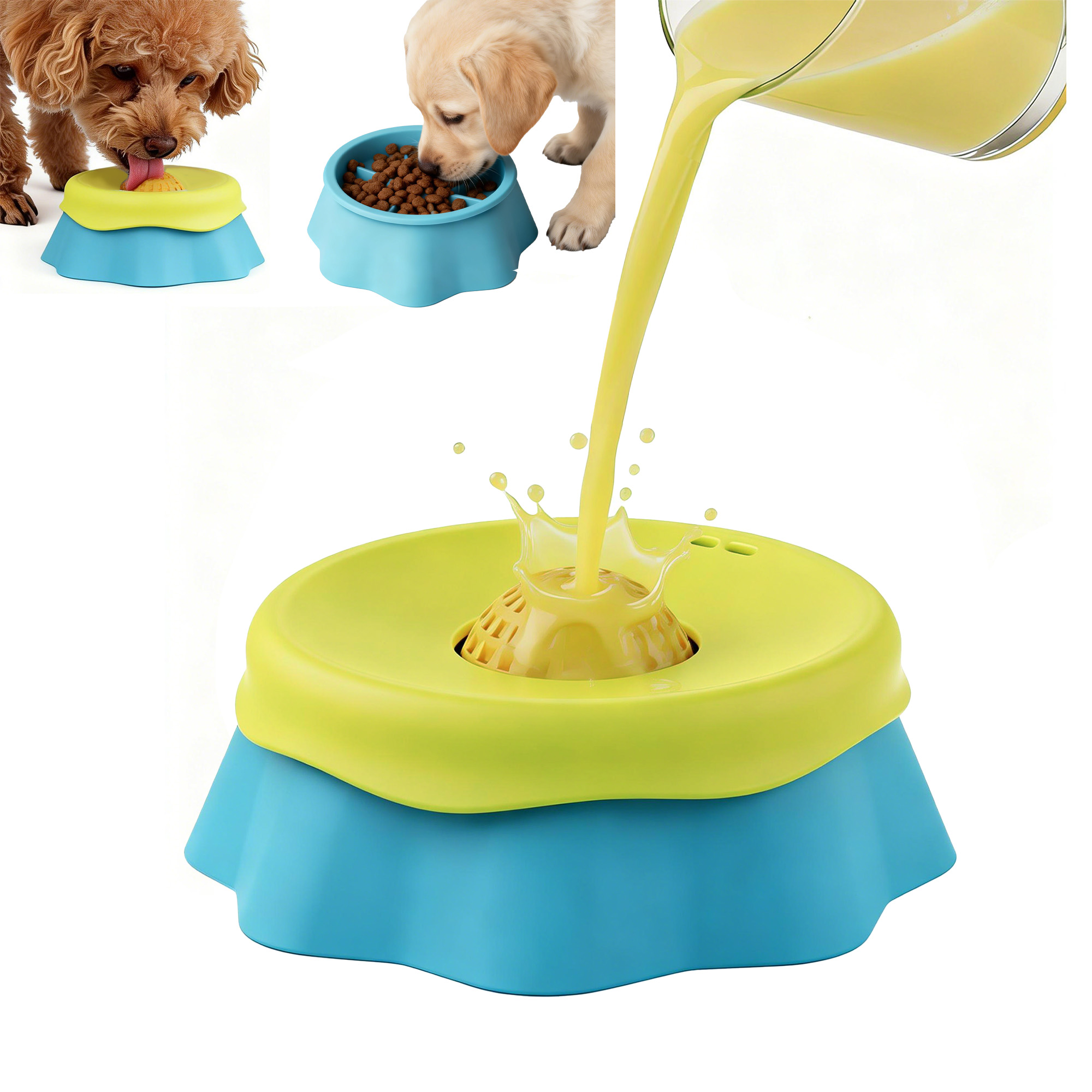 Миска-лизалка для собак с медл – обзор и цена Slow Feeder Dog Bowl